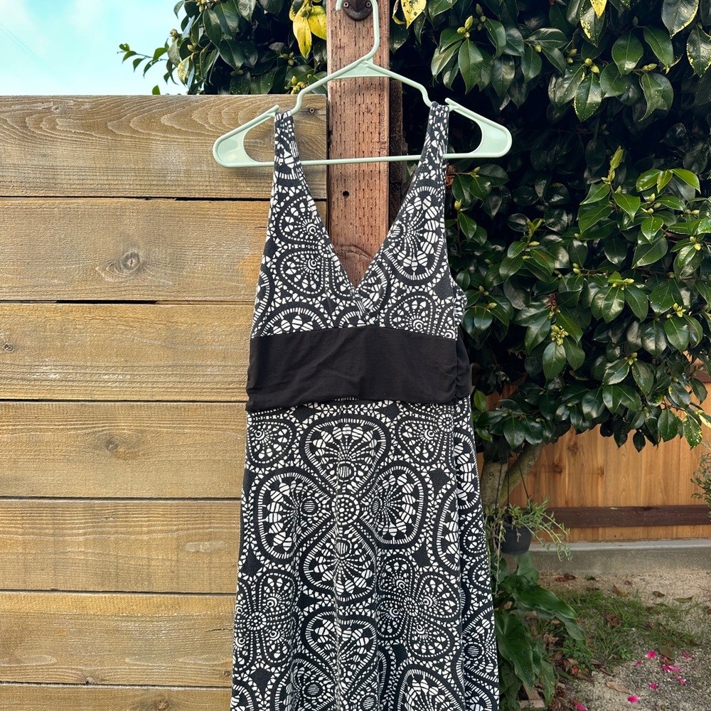 Patagonia Black and White Patterned Dress